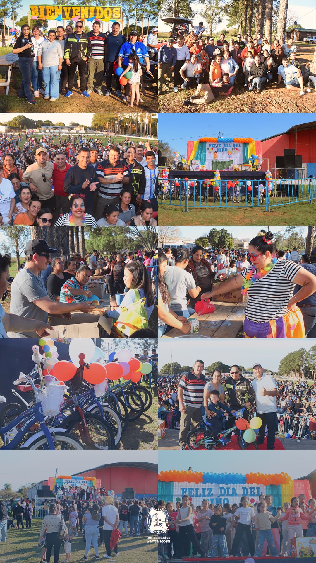 SANTA ROSA CELEBRÓ EL DÍA DE LA NIÑEZ EN EL POLIDEPORTIVO MUNICIPAL