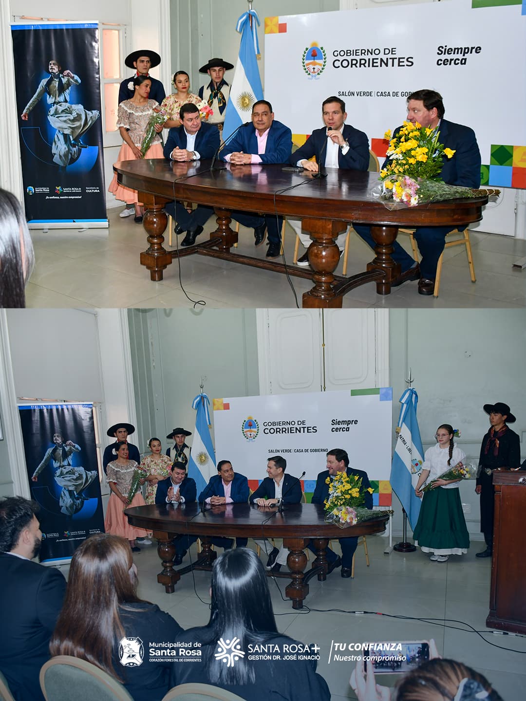 SANTA ROSA PRESENTÓ OFICIALMENTE SUS FIESTAS PATRONALES Y FUNDACIONALES